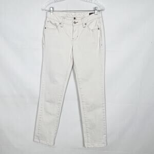 JAG Women's Relaxed Boyfriend Off White Jeans Size 2